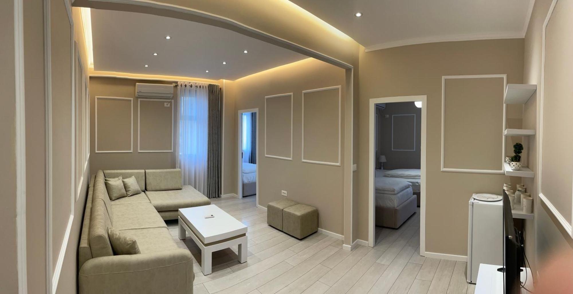 Sun Tower Luxury Suite-View From Of Tirana Center Exteriör bild